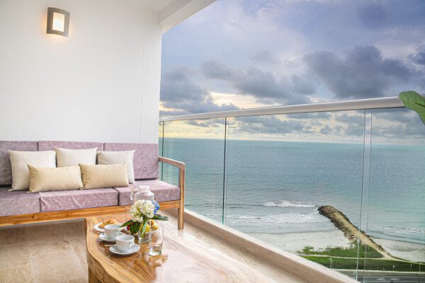 Appartement moderne, 1 chambre, avec vue sur mer