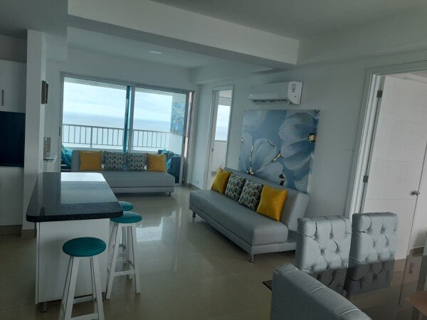 Apartamento 2 habitaciones, con vista al mar
