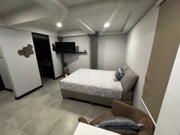 Apartamento 1 habitación, con jardín