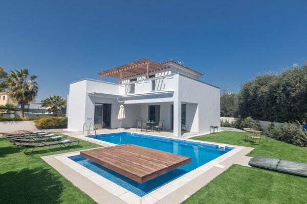 Villa moderne, 3 chambres, avec vue sur mer