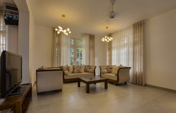 Apartment 3 bedrooms, with garden