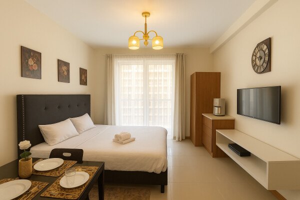 Apartment 1 bedroom, with pool