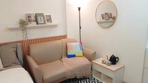 Studio moderne, 2 voyageurs, avec piscine