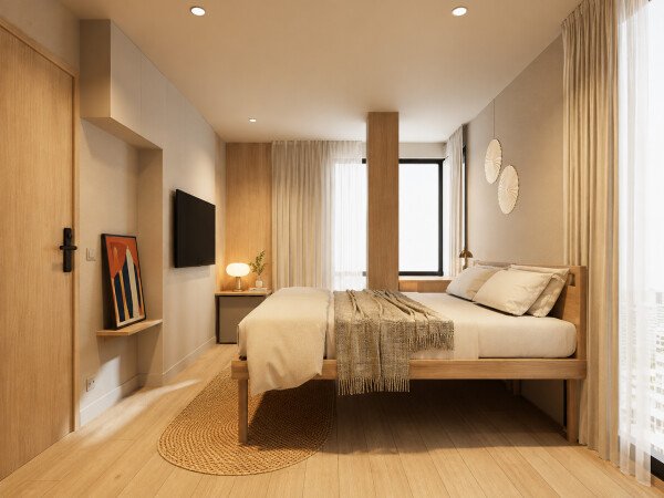 Aparthotel 1 bedroom, with air conditioning