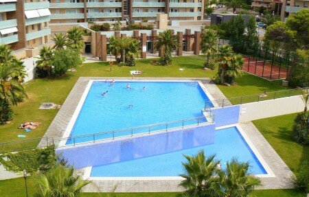 Logement 7 voyageurs, avec piscine