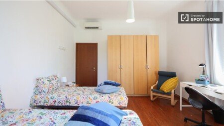 Chambre 6 voyageurs, avec climatisation