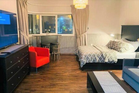 Gîte design, 1 chambre, avec climatisation