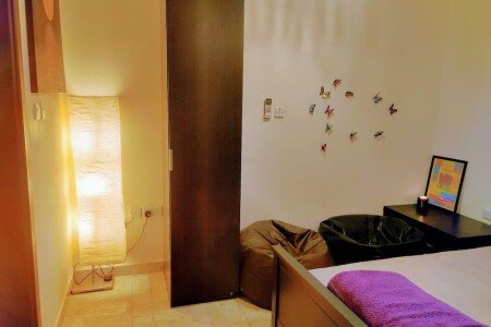 Apartment 1 bedroom, with garden