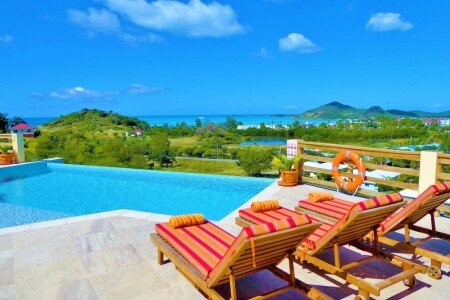 Villa design, 4 chambres, avec jacuzzi