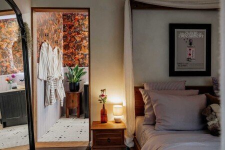 Bed and breakfast 1 bedroom, with air conditioning