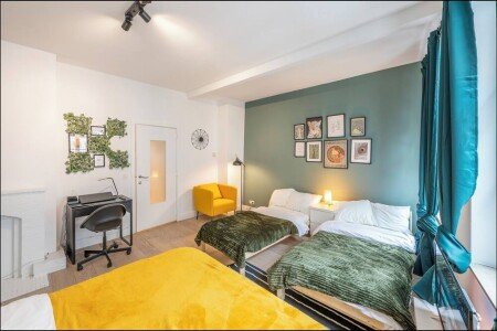 Appartement design, 2 chambres, avec jacuzzi