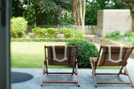 Apartamento 1 habitación, con jardín