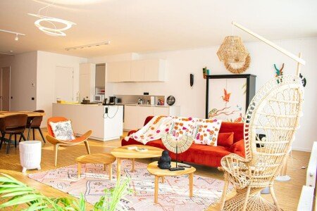 Appartement cozy, 2 chambres, avec wifi