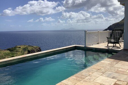 Villa design, 2 chambres, avec piscine