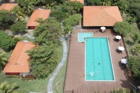 Chalé 1 quarto, com piscina