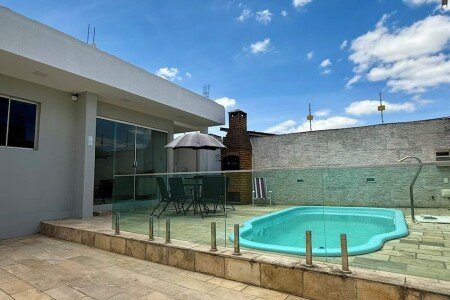 Casa 1 quarto, com piscina