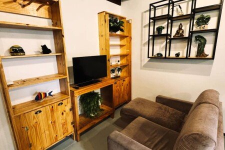 Casa 1 quarto, com ar condicionado