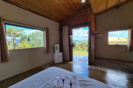 Casa 1 quarto, com ar condicionado