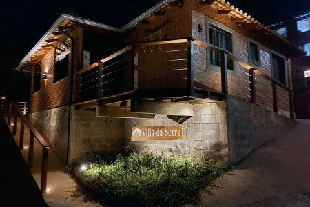 Chalé 1 quarto, com lareira