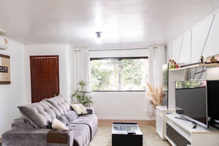 Casa 1 quarto, com jardim