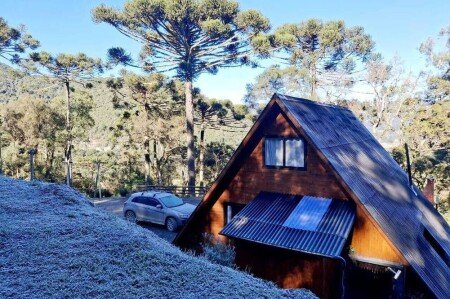 Chalé 1 quarto, com ginásio