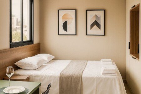 Apartamento 1 quarto, com piscina