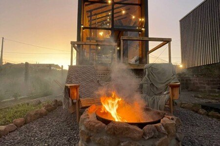 Chalé 1 quarto, com ar condicionado