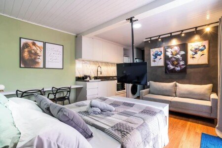 Apartamento 1 quarto, com ar condicionado