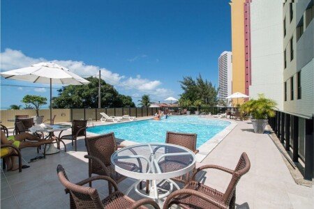 Apartamento 1 quarto, com piscina