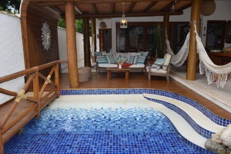 Casa 1 quarto, com piscina