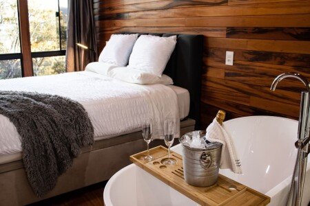 Chalé 1 quarto, com jacuzzi