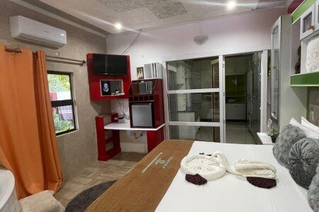 Bed and breakfast 1 bedroom, with air conditioning