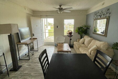 Apartment 1 bedroom, with garden