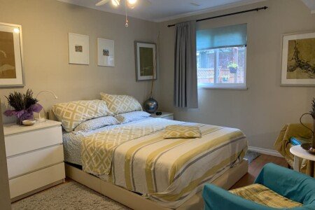 Apartment 1 bedroom, with garden