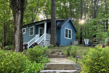 Chalet 1 bedroom, with garden