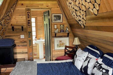 Chalet 1 bedroom, with garden