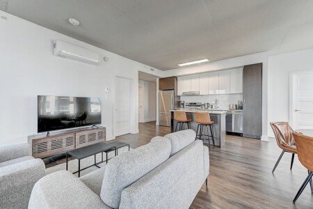 Appartement 2 chambres, avec salle de sport