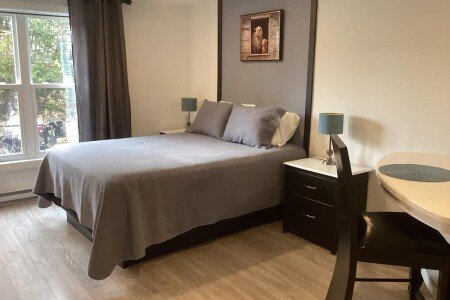 Appartement 1 chambre, avec jardin