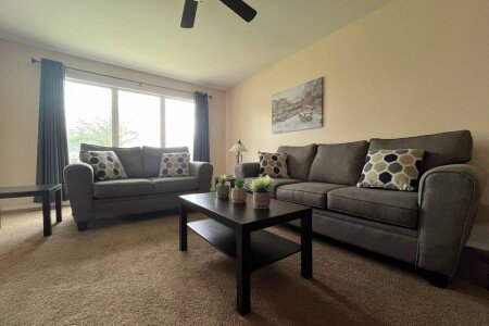 Apartment 3 bedrooms, with garden