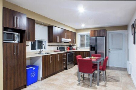 Appartement 3 chambres, avec salle de sport