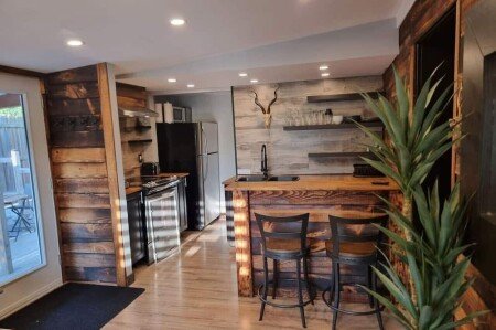 Apartment 1 bedroom, with garden