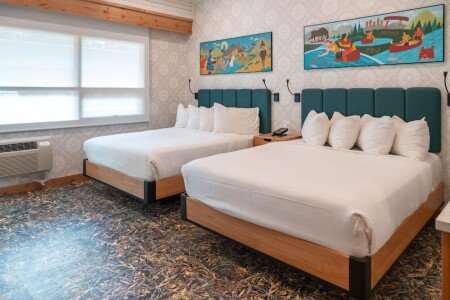 Bed and breakfast 1 bedroom, with air conditioning