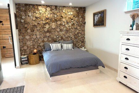 Apartment 1 bedroom, with garden