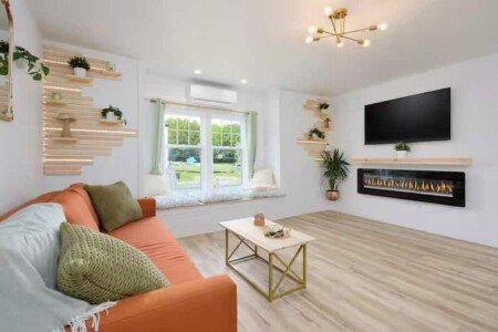 Appartement 2 chambres, avec jardin