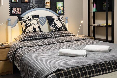 Bed and breakfast 1 bedroom, with air conditioning