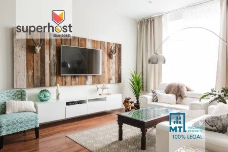 Appartement chic, 4 chambres, avec jardin