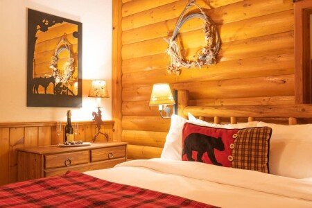 Bed and breakfast 1 bedroom, with fireplace