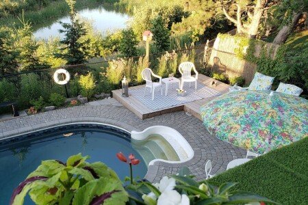 House 3 bedrooms, with pool