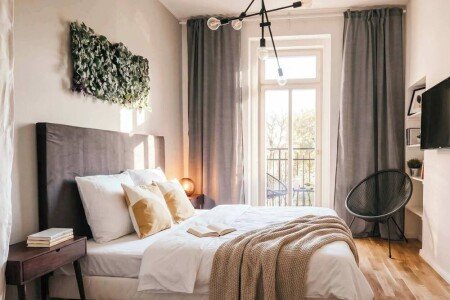 Appart'Hotel design, 1 chambre, avec jardin