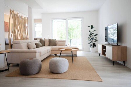 Wohnung 3 Schlafzimmer, mit Garten